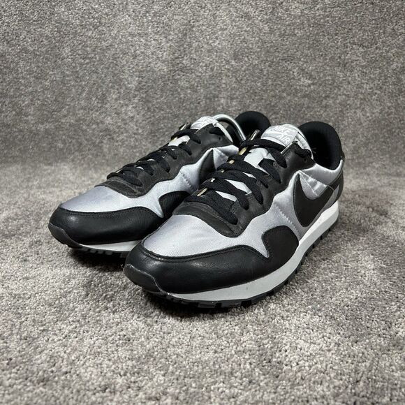 Nike Air Pegasus 708073-991 Mens Size 12 Black Silver Leather Athletic Shoes main image 9